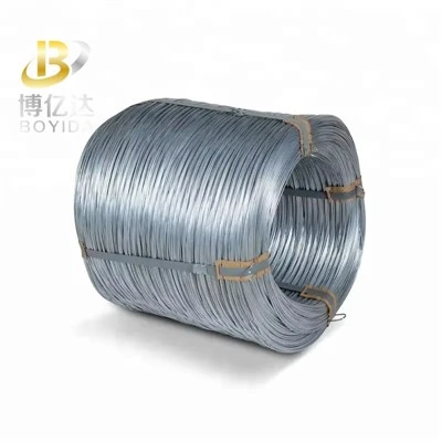 Filferro d'acer galvanitzat de calibre 24, suau i resistent a l'oxidació-